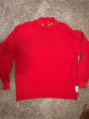 KC Chiefs Men’s Long-sleeves Mock Neck - Size XL